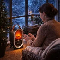 Cata CT-6055 Uludağ Taşınabilir Şömine - 1