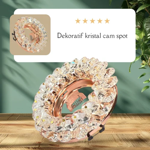 CATA CT-6596 Papatya Cam Spot Kasa - 1