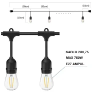 CATA CT-7069 E27 Eklenebilir Dış Mekan Sarmaşık Led - 4