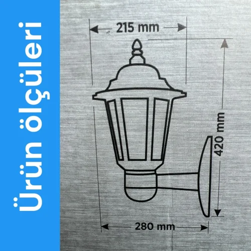CATA CT-7110 Parma Bahçe Armatürü IP44 - 3