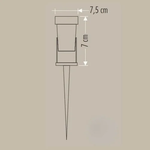 Cata CT-7300 5W Yeşil Işık Bahçe Armatürü - 3