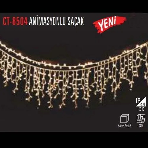 CATA CT-8504 Animasyonlu Saçak Led - 2