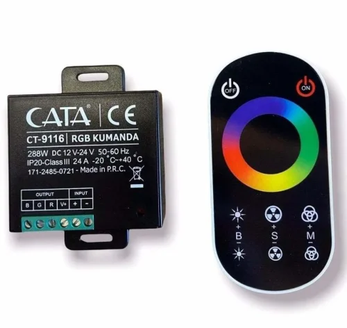 CATA CT-9116 24A (288W) 12V RF Dokunmatik RGB Kumanda - 1