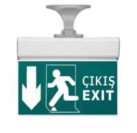 Cata CT-9164 3W Ledli 3 Saat Akülü Exıt Çıkış Armatürü - 1