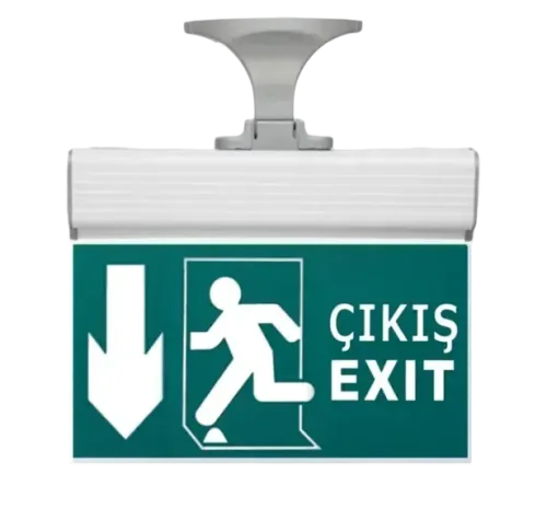 Cata CT-9164 3W Ledli 3 Saat Akülü Exıt Çıkış Armatürü - 1