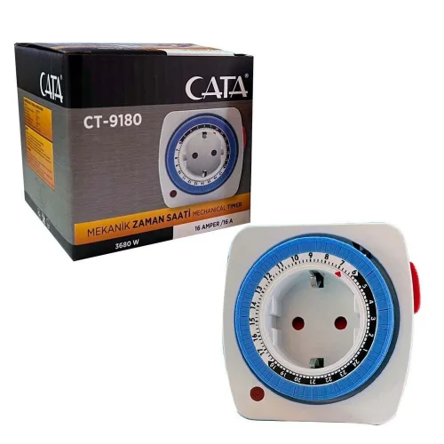 CATA CT-9180 3680W 220V Mekanik Zaman Saati - 1