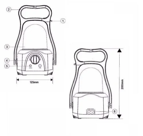 CATA CT-9950 Şarj Edilebilir Dimmerli Abant Gemici Feneri 4-6 Saat Çalışma Süresi IP20 - 8