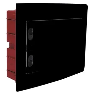 Çetinkaya CP 12912 B 305x237x80 Siyah Kapaklı Plastik Gövdeli Sıva Altı IP40 Sigorta Kutuları - 1