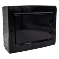 Çetinkaya CP 32954 B 440x654x95 Siyah Opak Kapaklı Sıva Üstü Sigorta Kutusu - 1