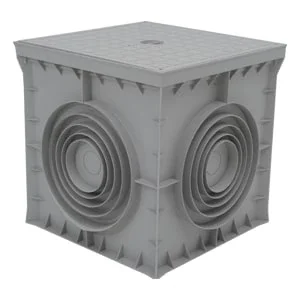 Çetinkaya ÇP 404040 40x40x40 Yerlatı Buat + Düz Gri Kapak - 1