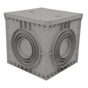 Çetinkaya ÇP 505050 48x48x45 Yeraltı Buat + Düz Gri Buat - 1