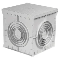 Çetinkaya ÇP 555550 55x55x50 Yeraltı Buat + Düz Gri Kapak - 1