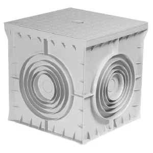 Çetinkaya ÇP 555550 55x55x50 Yeraltı Buat + Düz Gri Kapak - 1