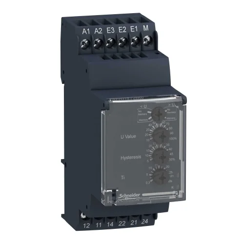Schneider Electric RM35UA11MW Çok Fonksiyonlu Gerilim Kontrol Rölesi Rm35U Aralık 0,05..5 V - 1