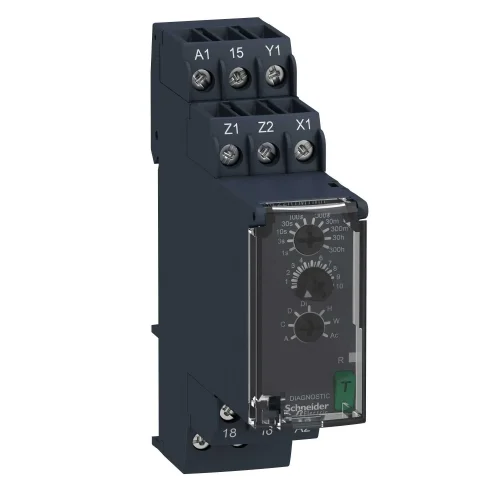 Schneider Electric RE22R1MYMR Çok Fonksiyonlu Zamanlama Rölesi 0,05s…300sa 24…240V AC/DC 1Kontak - 1