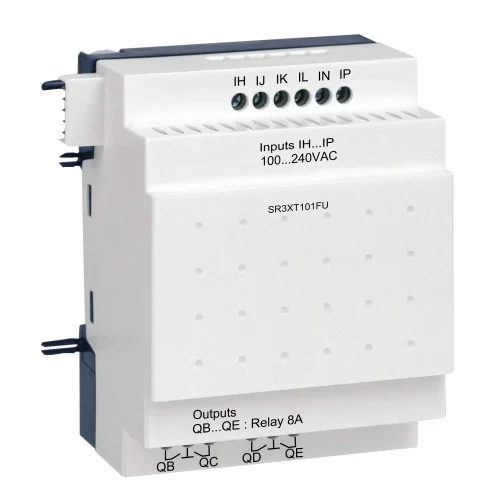 Schneider Electric SR3XT101FU Dijital G/Ç Uzatma Modülü - 10 G Ç - 100..240 V Ac - Zelio Logic İçin - 1