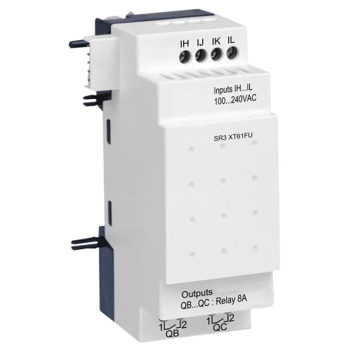 Schneider Electric SR3XT61FU Dijital G/Ç Uzatma Modülü - 6 G Ç - 100..240 V Ac - Zelio Logic İçin - 1