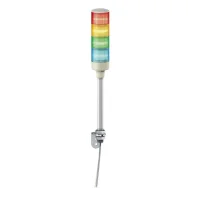 Schneider Electric XVGB4S Easy Harmony Xvg, Monoblok Işıklı Kolon, Ø60, Kırmızı Turuncu Yeşil Mavi, Sabit Işıklı, Buzzer, Alüminyum Tüp Montajı, L Braket, Ip23, 24 V Ac/Dc - 1