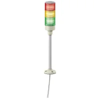 Schneider Electric XVGB3H Easy Harmony Xvg, Monoblok Işıklı Kolon, Ø60, Kırmızı Turuncu Yeşil, Sabit Işıklı, Alüminyum Tüp Montajı Ve Sabitleme Levhalı, Ip53, 24 V Ac/Dc - 1