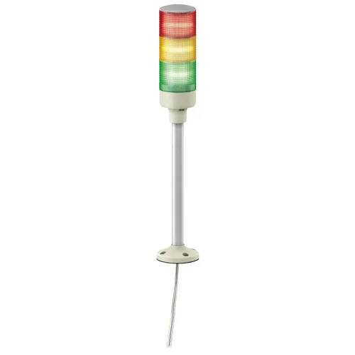 Schneider Electric XVGB3SH Easy Harmony Xvg, Monoblok Işıklı Kolon, Ø60, Kırmızı Turuncu Yeşil, Sabit Işıklı, Buzzer, Alüminyum Tüp Montajı Sabitleme Levhalı, Ip42, 24 V Ac/Dc - 1