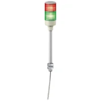 Schneider Electric XVGB2T Easy Harmony Xvg, Monoblok Işıklı Kolon, Ø60, Kırmızı Yeşil, Sabit Işıklı, Alüminyum Tüp Montajı, Ip23, 24 V Ac/Dc - 1