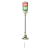 Schneider Electric XVGB2M Easy Harmony Xvg, Monoblok Işıklı Kolon, Ø60, Kırmızı Yeşil, Sabit Işıklı, Alüminyum Tüp Montajı Ve Katlanır Braket, Ip40, 24 V Ac/Dc - 1