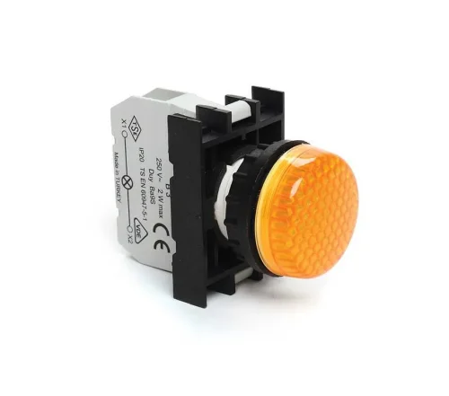 Emas B030XS Plastik Ba9S Duylu Sarı 22 mm Sinyal - 1