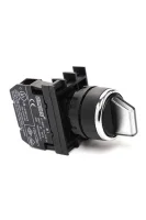 Emas B100SL20B Plastik 1NO (0-I) 60° Seçici Kalıcı Işıklı Beyaz 22 mm Buton 