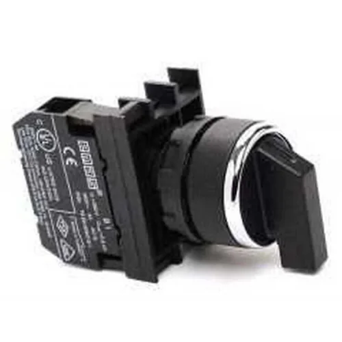 Emas B101S31 Plastik 2NO (II-0-I) 60° Seçici Tek Dönüşlü 22 mm Buton - 1