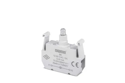 Emas B6 C/DC Kırmızı Sinyal Blok - 1