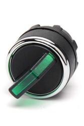 Emas BDSL30Y (II-0-I) 60° Seçici Kalıcı Işıklı Yeşil Buton Kafası - 1