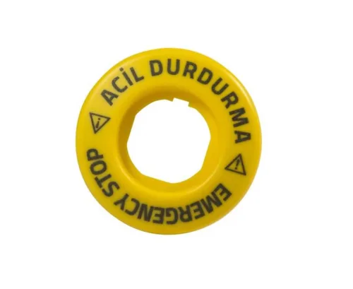 Emas BET60LED1 24V AC/DC Sürekli Yanar (EMERGENCY-ACİL DURDURMA) Baskılı LED'li Etiket - 1