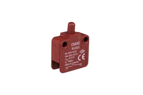 Emas BS1021 Yavaş Hareketli 1NO BS Serisi Buton Switch - 1