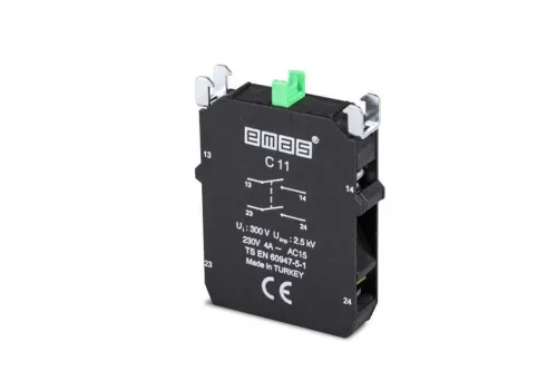 Emas C11 2NO Kontak Blok - 1