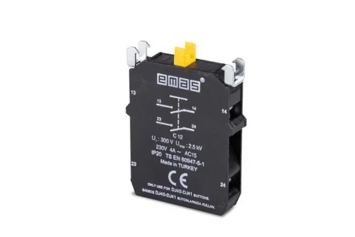 Emas C12 2NO Kontak Blok (Joystik) - 1