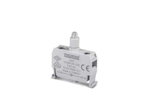 Emas CK5 LED'li 12-30V AC/DC Beyaz Sinyal Blok Kumanda Kutusu için (C Serisi) 
