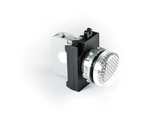 Emas CM050XB Metal LED'li 12-30V AC/DC Beyaz 22 mm Sinyal - 1