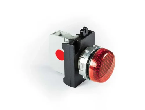 Emas CM060XK Metal LED'li 12-30V AC/DC Kırmızı 22 mm Sinyal - 1