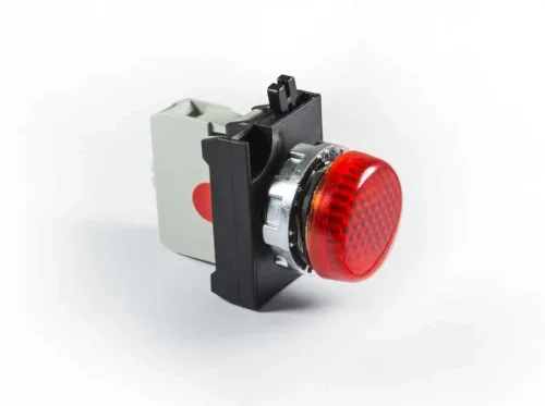 Emas CM060XK Metal LED'li 12-30V AC/DC Kırmızı 22 mm Sinyal - 2