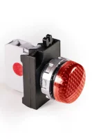 Emas CM0D0XK Metal LED'li 110V AC/DC Kırmızı 22 mm Sinyal 