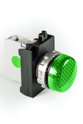 Emas CM0G0XY Metal LED'li 110V AC/DC Yeşil 22 mm Sinyal 