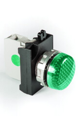 Emas CM0Z0XY Metal LED'li 48V AC/DC Yeşil 22 mm Sinyal 