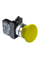 Emas CM100MS Metal 1NO Yaylı 40 mm Mantar Sarı 22 mm Buton 