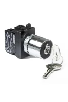 Emas CM102AA20 Metal 1NO+1NC (0-I) 60° Anahtarlı Kalıcı 0 Pozisyonunda Anahtarı Çıkan 22 mm Buton - 1