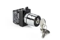 Emas CM112AA20 Metal 2NO+1NC (0-I) 60° Anahtarlı Kalıcı 0 Pozisyonunda Anahtarı Çıkan 22 mm Buton - 1