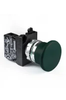 Emas CM200MH Metal 1NC Yaylı 40 mm Mantar Siyah 22 mm Buton 