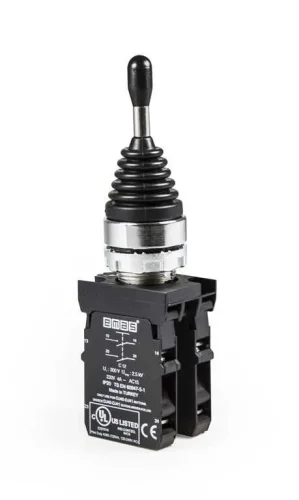 Emas CM707DJ40 Metal 2NO+2NO Joystick Kalıcı 4 Pozisyonlu 22 mm Buton - 2