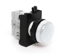 Emas CP0B0XB Plastik LED'li 100-230V AC Beyaz 22 mm Sinyal 