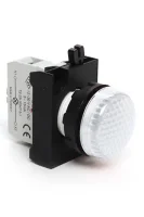 Emas CP0Q0XB Plastik LED'li 230V DC Beyaz 22 mm Sinyal 