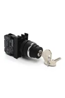 Emas CP100AA20 Plastik 1NO (0-I) 60° Anahtarlı Kalıcı 0 Pozisyonunda Anahtarı Çıkan 22 mm Buton - 1